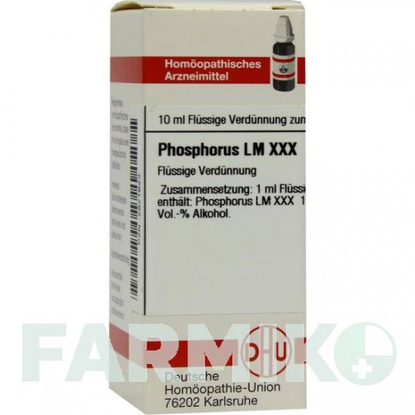 ФОСФОРУС (PHOSPHORUS) LM XXX раствор 10 мл - Гомеопатия DHU