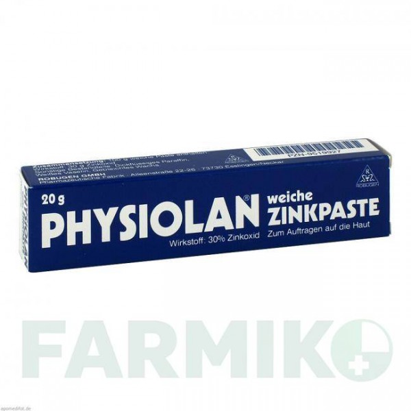 ФИЗИОЛАН (PHYSIOLAN) паста 20 г - Цинка оксид ROBUGEN