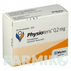 ФИЗИОТЕНС (PHYSIOTENS) 0,2 мг таблетки 98 шт - Моксонидин VIATRIS