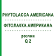 ФИТОЛАККА АМЕРИКАНА (PHYTOLACCA AMERICANA) Q 2 раствор 15 мл - Гомеопатия GUDJONS