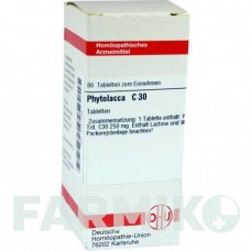 ФИТОЛАККА (PHYTOLACCA) C 30 таблетки 80 шт - Гомеопатия DHU
