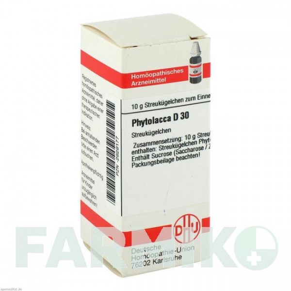 ФІТОЛАККА (PHYTOLACCA) D 30 глобули 10 г - Гомеопатія DHU