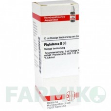 ФИТОЛАККА (PHYTOLACCA) D 30 раствор 20 мл - Гомеопатия DHU