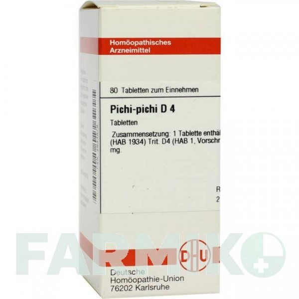 ПИЧИ (PICHI) D 4 таблетки 80 шт - Гомеопатия DHU