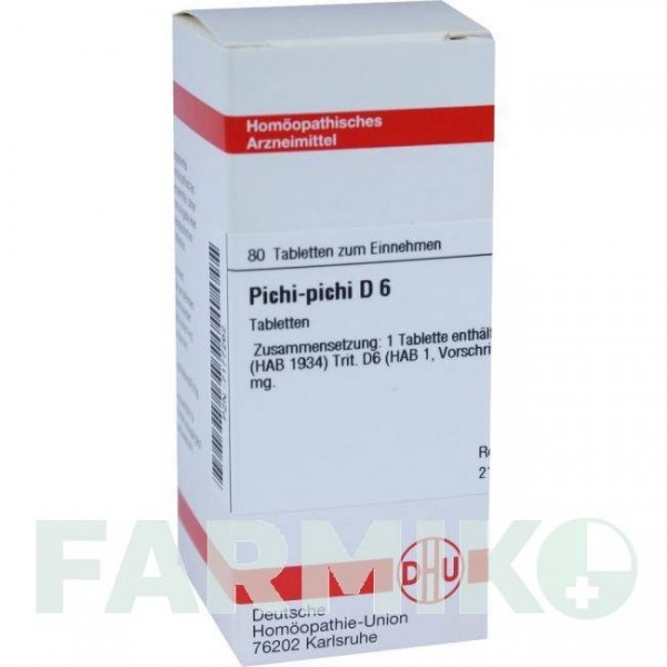ПИЧИ (PICHI) D 6 таблетки 80 шт - Гомеопатия DHU