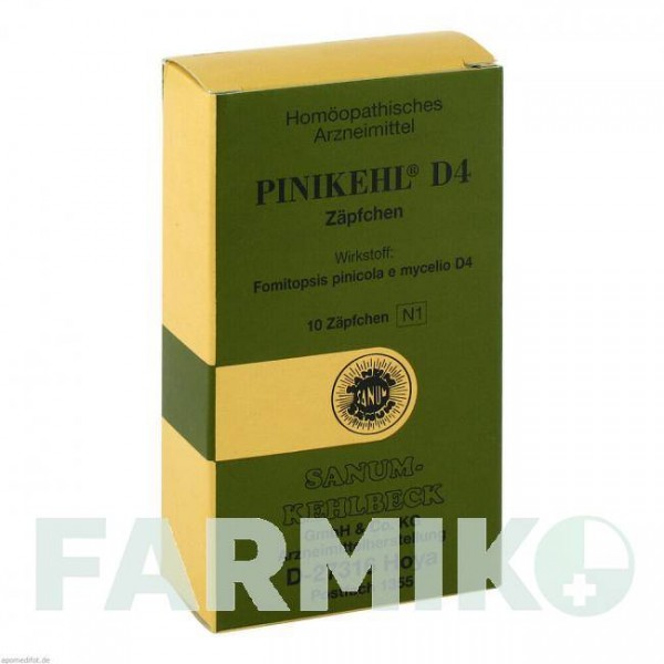 ПИНИКЕЛЬ (PINIKEHL) D 4 суппозитории 10 шт - Гомеопатия SANUM-KEHLBECK
