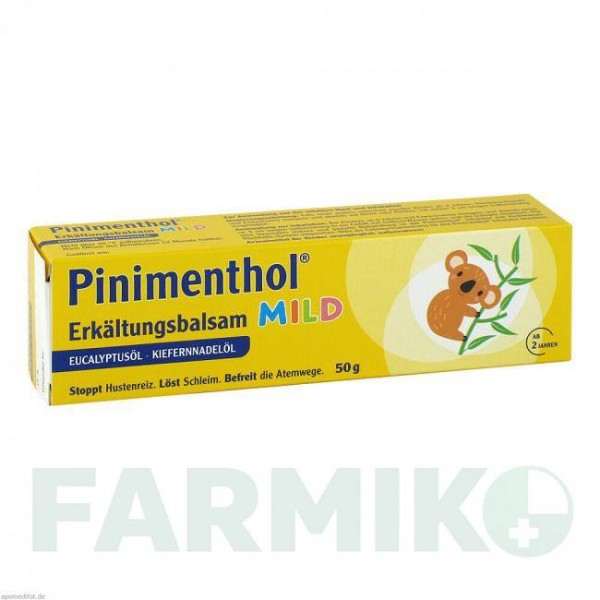 ПІНІМЕНТОЛ (PINIMENTHOL) мазь 50 г - Активні речовини DR.WILLMAR SCHWABE