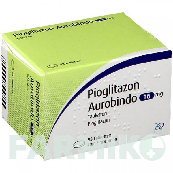 ПИОГЛИТАЗОН (PIOGLITAZON) 15 мг таблетки 98 шт - Пиоглитазон PUREN PHARMA