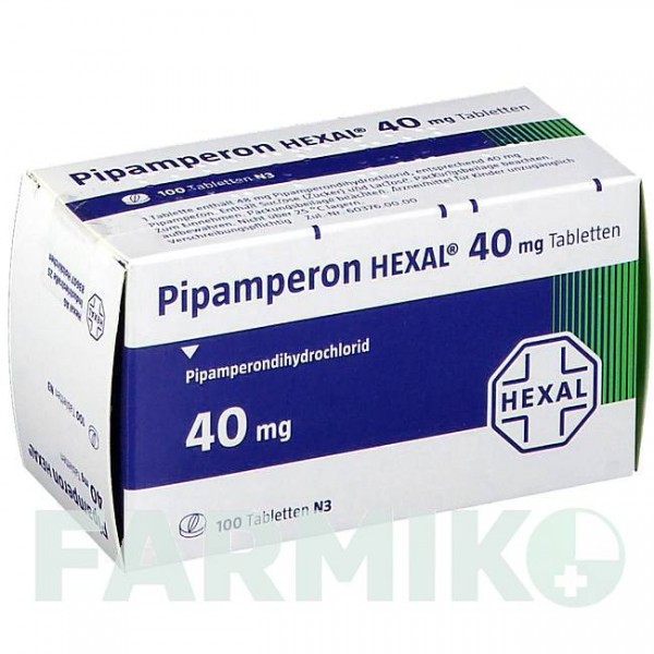 ПІПАМПЕРОН (PIPAMPERON) 40 мг таблетки 100 шт - Піпамперон HEXAL