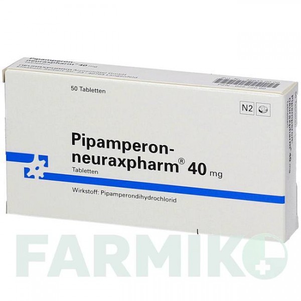 ПІПАМПЕРОН (PIPAMPERON) 40 мг таблетки 50 шт - Піпамперон NEURAXPHARM