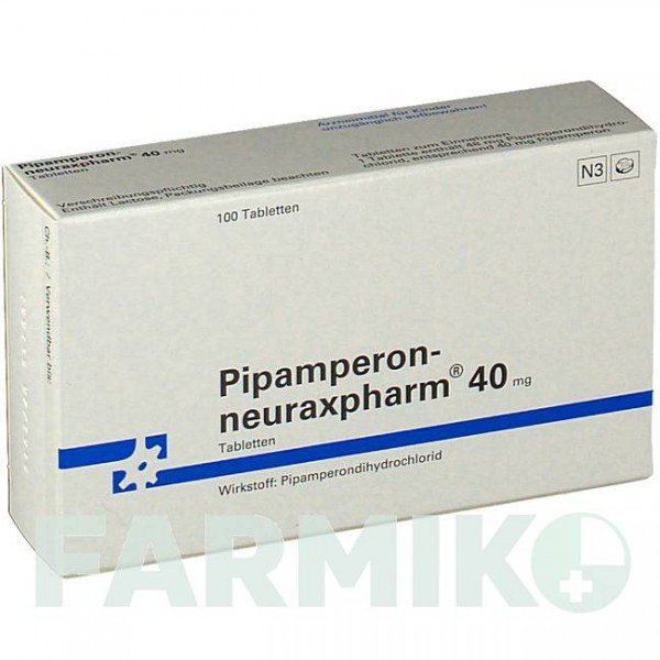 ПИПАМПЕРОН (PIPAMPERON) 40 мг таблетки 100 шт - Пипамперон NEURAXPHARM