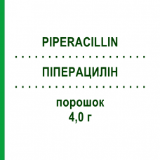 ПІПЕРАЦИЛІН (PIPERACILLIN) 4,0 г порошок 10 шт - Піперацилін DR.FRIEDRICH EBERTH