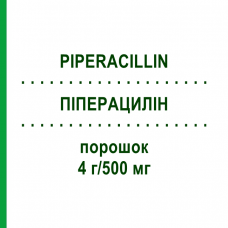 ПИПЕРАЦИЛЛИН (PIPERACILLIN) 4 г/500 мг порошок 10x50 мл - Пиперациллин, Ингибиторы бета-лактамаз TEVA