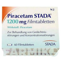 ПИРАЦЕТАМ (PIRACETAM) 1200 мг таблетки 60 шт - Пирацетам STADAPHARM