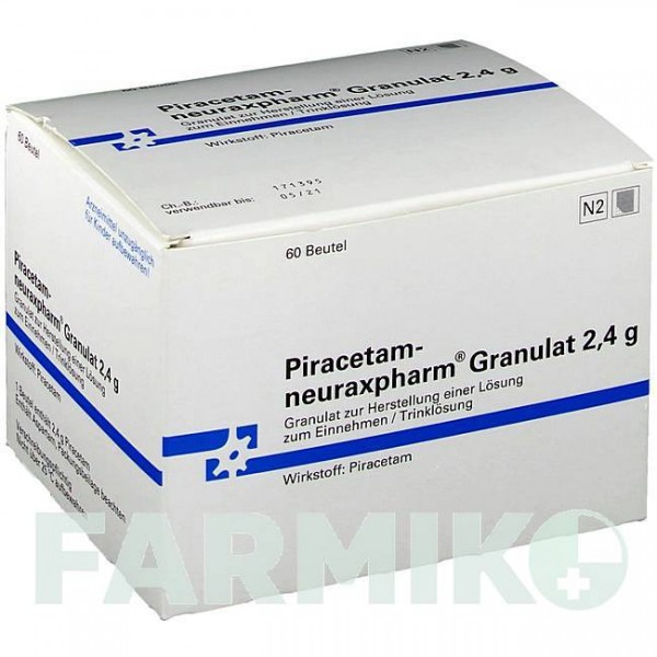 ПИРАЦЕТАМ (PIRACETAM) 2,4 г гранулы 60x2,4 г - Пирацетам NEURAXPHARM