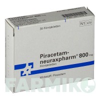 ПІРАЦЕТАМ (PIRACETAM) 800 мг таблетки 30 шт - Пірацетам NEURAXPHARM