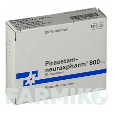ПІРАЦЕТАМ (PIRACETAM) 800 мг таблетки 30 шт - Пірацетам NEURAXPHARM