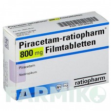 ПІРАЦЕТАМ (PIRACETAM) 800 мг таблетки 30 шт - Пірацетам RATIOPHARM