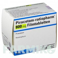 ПІРАЦЕТАМ (PIRACETAM) 800 мг таблетки 100 шт - Пірацетам RATIOPHARM