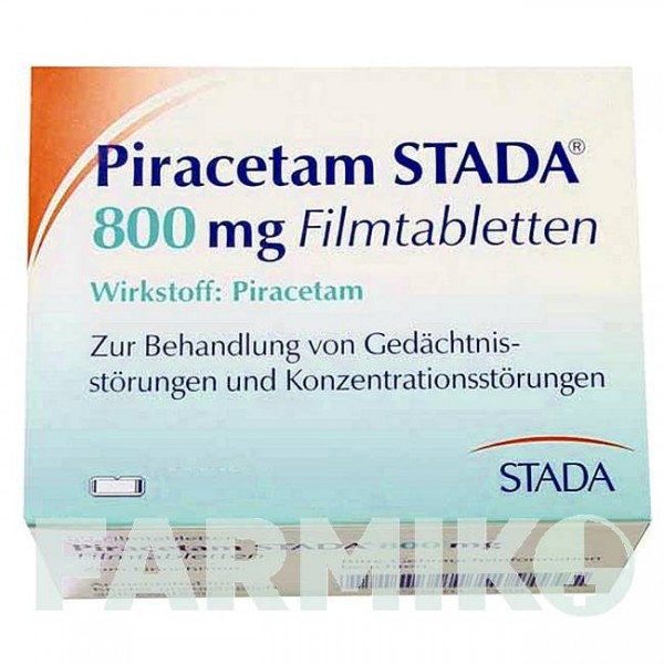 ПИРАЦЕТАМ (PIRACETAM) 800 мг таблетки 30 шт - Пирацетам STADAPHARM