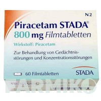 ПІРАЦЕТАМ (PIRACETAM) 800 мг таблетки 60 шт - Пірацетам STADAPHARM