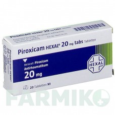 ПИРОКСИКАМ (PIROXICAM) 20 мг таблетки 20 шт - Пироксикам HEXAL