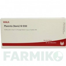 ПЛАЦЕНТА БОВИС (PLACENTA BOVIS) D 30 ампулы 10x1 мл - Гомеопатия WALA HEILMITTEL