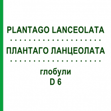ПЛАНТАГО ЛАНЦЕОЛАТА (PLANTAGO LANCEOLATA) D 6 глобули 10 г - Гомеопатия DHU