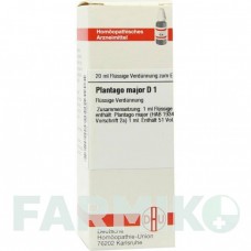 ПЛАНТАГО МАЙОР (PLANTAGO MAJOR) D 1 раствор 20 мл - Гомеопатия DHU