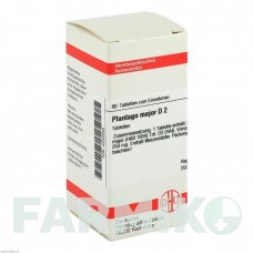 ПЛАНТАГО МАЙОР (PLANTAGO MAJOR) D 2 таблетки 80 шт - Гомеопатия DHU