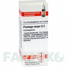 ПЛАНТАГО МАЙОР (PLANTAGO MAJOR) D 3 глобули 10 г - Гомеопатия DHU