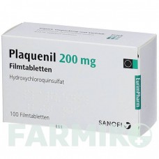 ПЛАКВЕНИЛ (PLAQUENIL) 200 мг таблетки 100 шт - Гидроксихлорохин EURIMPHARM