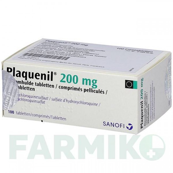 ПЛАКВЕНІЛ (PLAQUENIL) 200 мг таблетки 100 шт - Гідроксихлорохін PHARMA GERKE