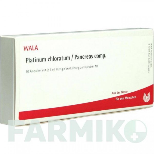 ПЛАТИНУМ ХЛОРАТУМ (PLATINUM CHLORATUM) ампулы 10x1 мл - Гомеопатия WALA HEILMITTEL