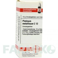 ПЛАТИНУМ МЕТАЛЛИКУМ (PLATINUM METALLICUM) C 12 глобули 10 г - Гомеопатия DHU