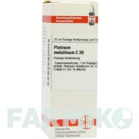 ПЛАТИНУМ МЕТАЛЛИКУМ (PLATINUM METALLICUM) C 30 раствор 20 мл - Гомеопатия DHU