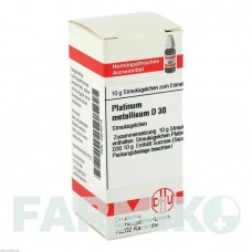 ПЛАТИНУМ МЕТАЛЛИКУМ (PLATINUM METALLICUM) D 30 глобули 10 г - Гомеопатия DHU