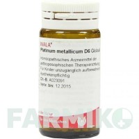 ПЛАТИНУМ МЕТАЛІКУМ (PLATINUM METALLICUM) D 6 глобули 20 г - Гомеопатія WALA HEILMITTEL