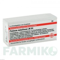 ПЛАТИНУМ МЕТАЛЛИКУМ (PLATINUM METALLICUM) LM XII глобули 5 г - Гомеопатия DHU