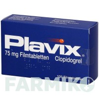 ПЛАВІКС (PLAVIX) 75 мг таблетки 100 шт - Клопідогрел 1 0 1 CAREFARM