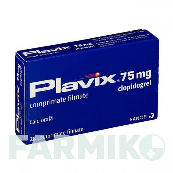 ПЛАВИКС (PLAVIX) 75 мг таблетки 100 шт - Клопидогрел ACA MULLER-ADAG PHARMA