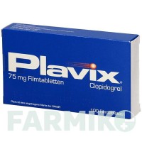ПЛАВІКС (PLAVIX) 75 мг таблетки 100 шт - Клопідогрел AXICORP PHARMA