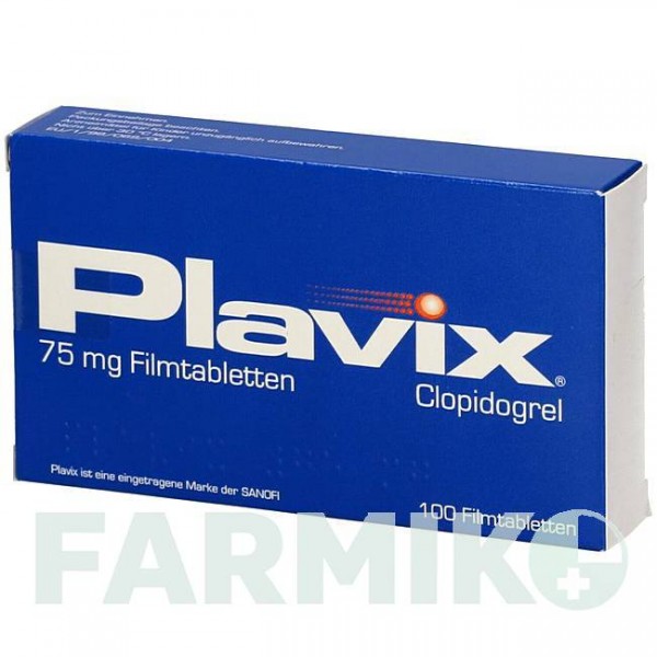 ПЛАВИКС (PLAVIX) 75 мг таблетки 100 шт - Клопидогрел AXICORP PHARMA