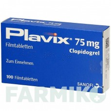 ПЛАВИКС (PLAVIX) 75 мг таблетки 100 шт - Клопидогрел CC PHARMA