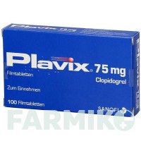 ПЛАВИКС (PLAVIX) 75 мг таблетки 100 шт - Клопидогрел DOCPHARM