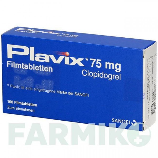 ПЛАВІКС (PLAVIX) 75 мг таблетки 28 шт - Клопідогрел KOHLPHARMA
