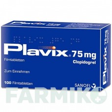 ПЛАВИКС (PLAVIX) 75 мг таблетки 100 шт - Клопидогрел SANOFI