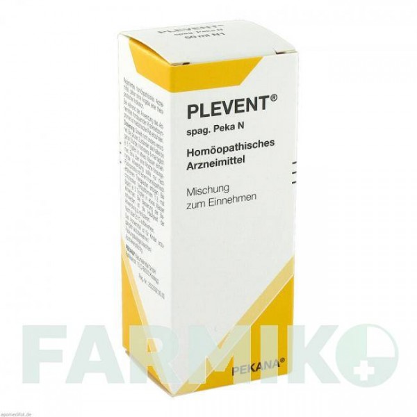 ПЛЕВЕНТ (PLEVENT) краплі 50 мл - Гомеопатія PEKANA NATURHEILMITTEL
