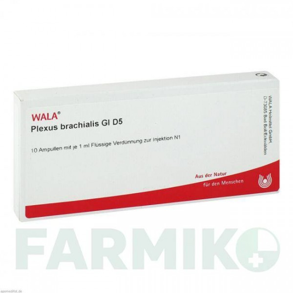 ПЛЕКСУС БРАХІАЛІС (PLEXUS BRACHIALIS) D 5 ампули 10x1 мл - Гомеопатія WALA HEILMITTEL