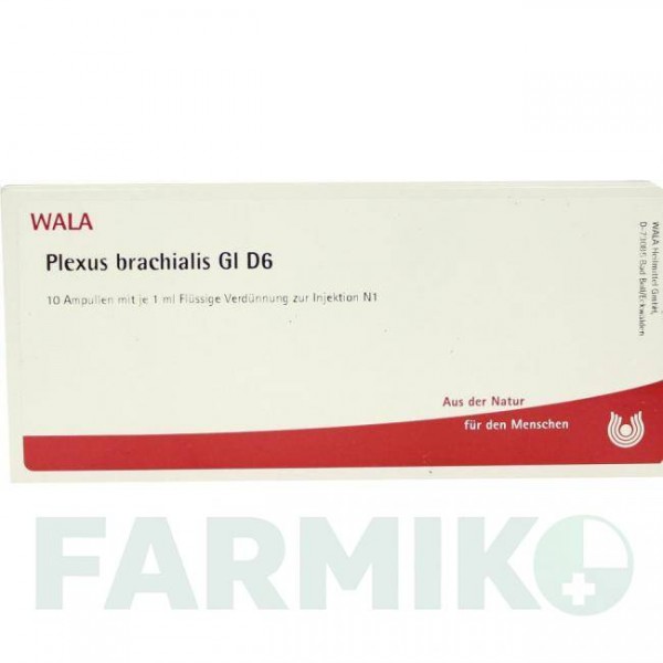 ПЛЕКСУС БРАХИАЛИС (PLEXUS BRACHIALIS) D 6 ампулы 10x1 мл - Гомеопатия WALA HEILMITTEL